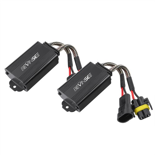 H11 H8 LED Canbus Decoder Error Free Anti Flicker Resistor Canceller Adapters - Picture 6 of 10