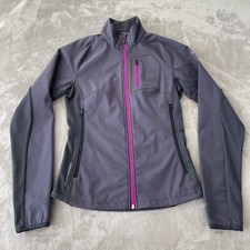 Icebreaker Merino Gt Full Zip Jacket Women Xs Gray Zip Pockets Vented Nwot $248
