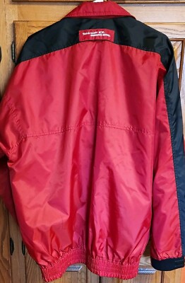 ジャケット・アウター smirnoff Smirnoff ICE Windbreaker Jacket Adult XL Red Zip Snap Alcohol