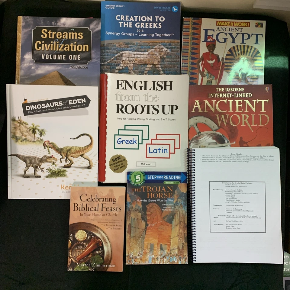 My Father's World  Creation to the Greeks Set Teacher's Manual and 8 Books ~ MFW - Image 2 of 4