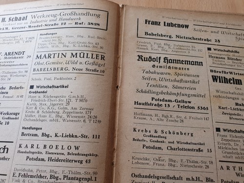 Adressbuch Potsdam 1947 - Picture 12 of 14