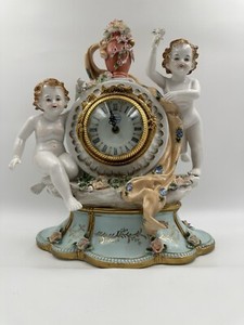 Dresden Porcelain Clock | eBay