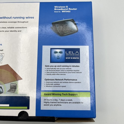 Router inalámbrico G Linksys 54 Mbps 4 puertos 10/100 - WRT54G2 - Imagen 10 de 10
