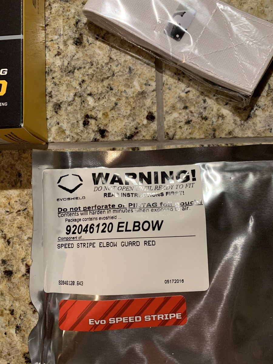 Garde de coude à moulage personnalisé Evoshield taille adulte rouge