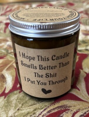 I Hope This Candle Smells Better Then The S*** I Put You Through Soy Wax Candle