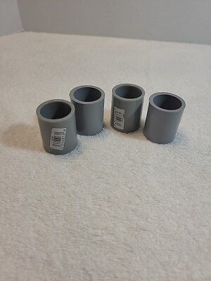 Carlon PVC 1 In. Socket Conduit Coupling E940FRCTN 03448168 (4pc) Gray