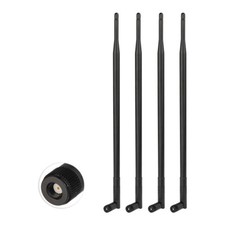 4-Pack WiFi 2.4GHz 9dBi RP-SMA Omni Antenna for WiFi Router USB Adapter