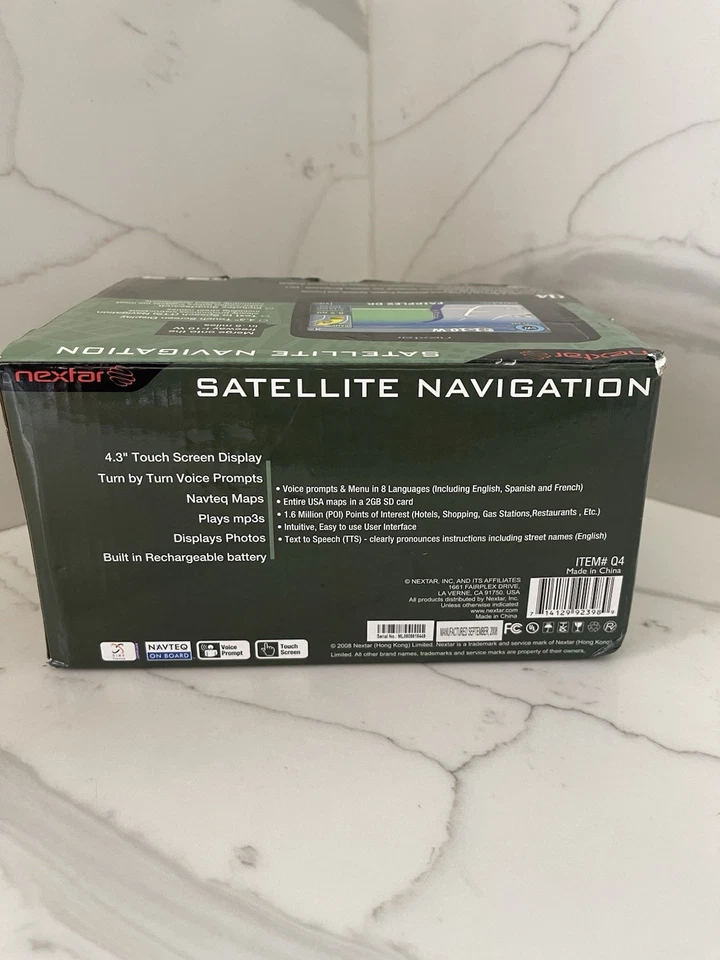 Nextar GPS Q4 Series NIB 4.3” Touchscreen TTS Voice Prompts Entire USA Map - Image 4 of 4