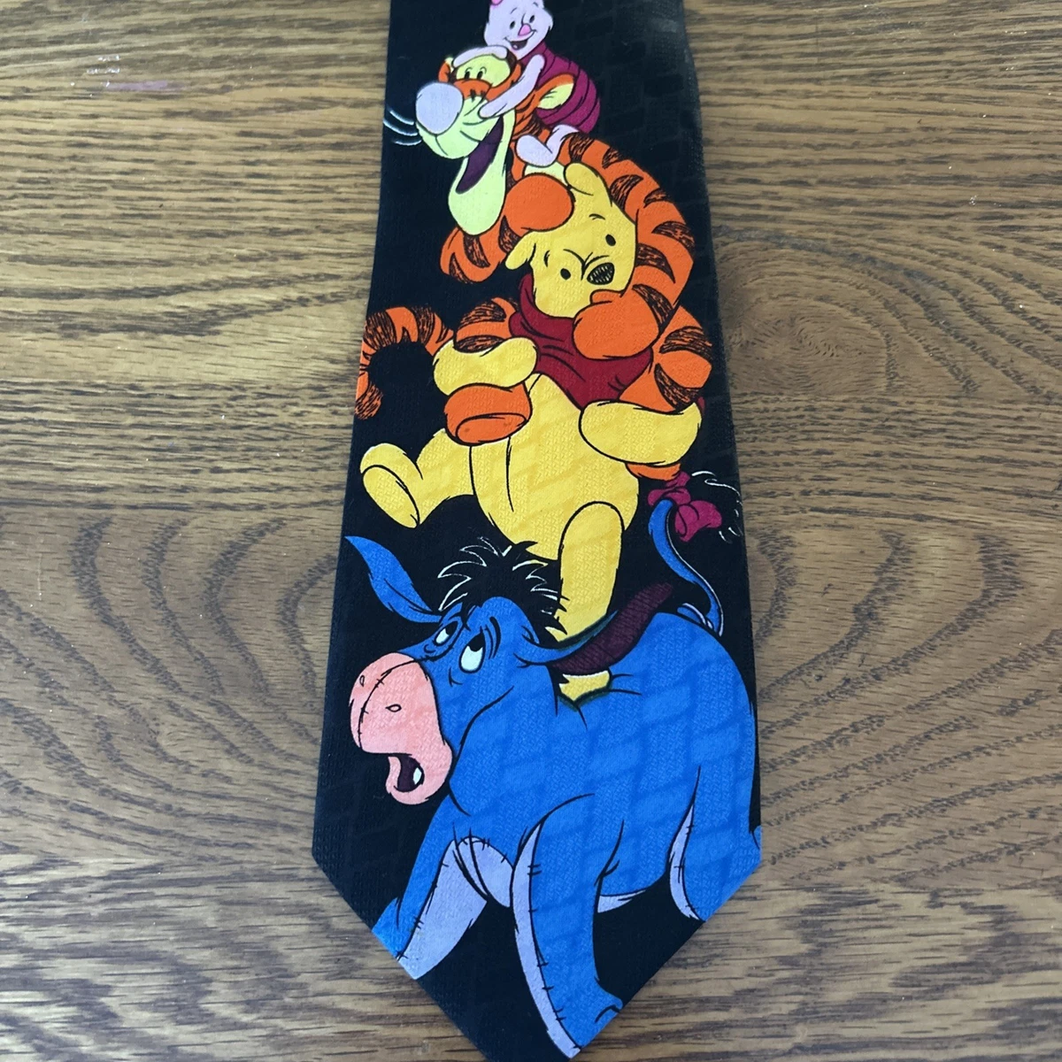 Winnie The Pooh and Friends Necktie 100% Polyester Made In Korea 57 Inches Long