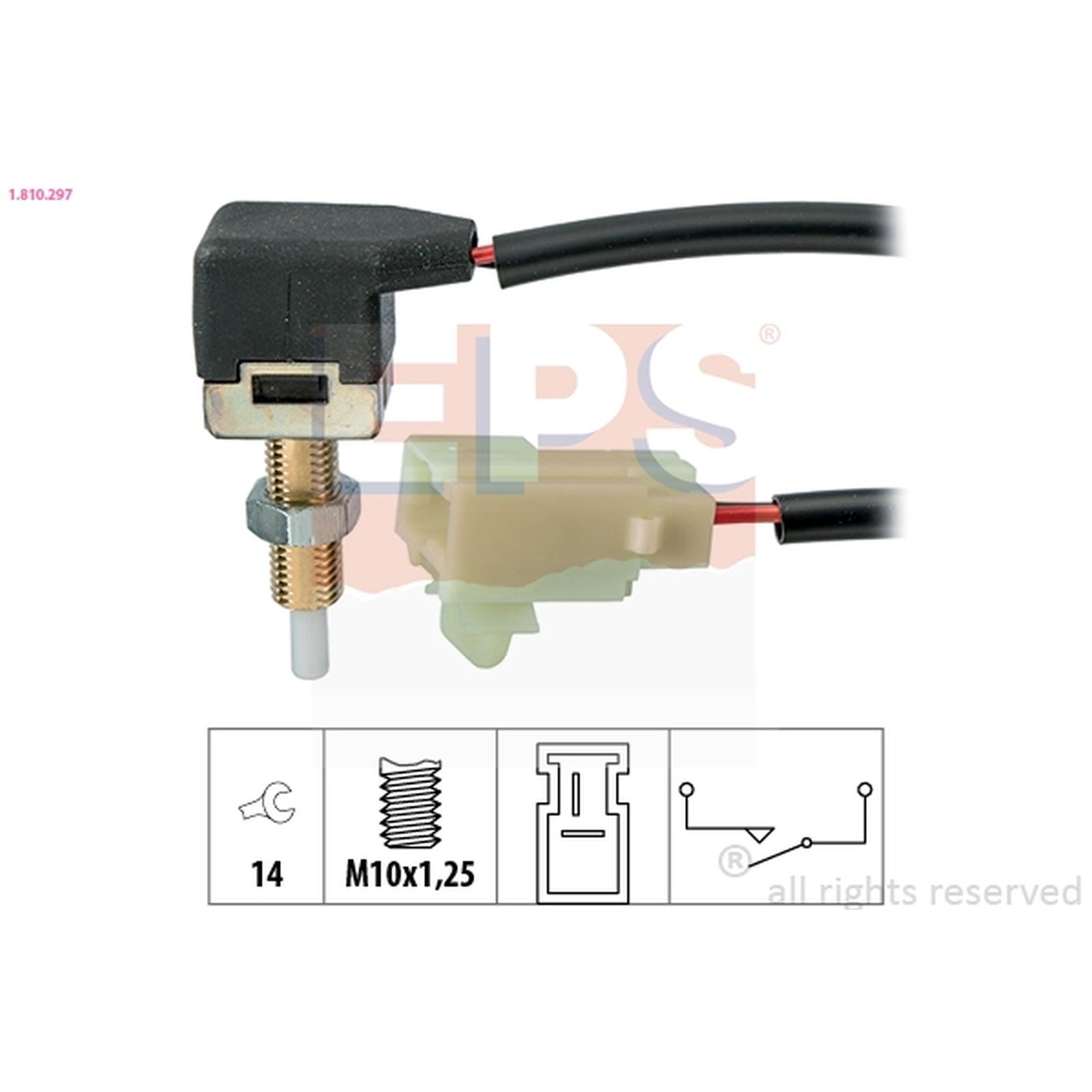 ORIGINAL® Eps Bremslichtschalter für Kia PICANTO II SPORTAGE III VENGA CEE'D