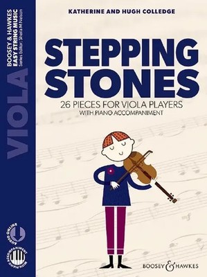 Stepping Stones: 26 Pieces for Viola Players Viola and Piano with Online Audio