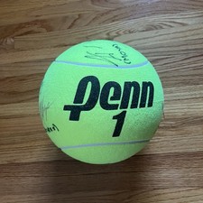 Penn Jumbo Large Oversized Tennis Ball Multi Signed (Mens Players)