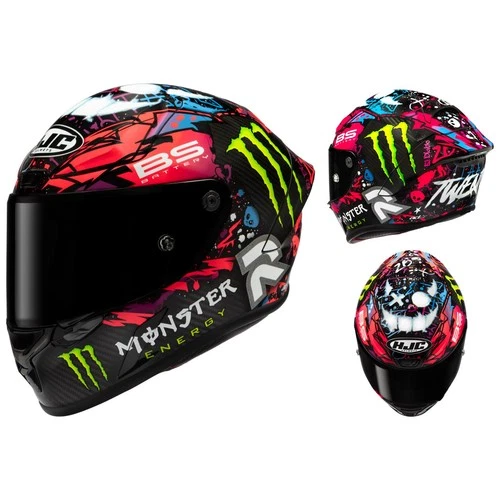 HJC RPHA 1 V2 Carbon Graphic Motorcycle Full Face Helmet ECE FIM