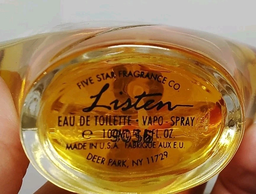 Fragancia Listen By Five Star para mujer 3,3 OZ edt spray descontinuado. Foto 4 de 4