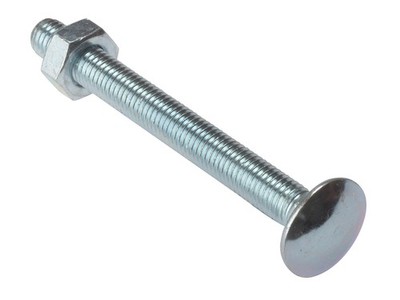 Forgefix Schlossschraube & Mutter Zp M10 X 50mm Tasche 10 FORCB1050M