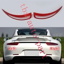 LH&RH side Tail light Lens Cover Replace Fit For Porsche 991.1 911 2013-2016