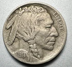 1914-D  BUFFALO NICKEL  NICE DETAIL   KEY DATE #1193