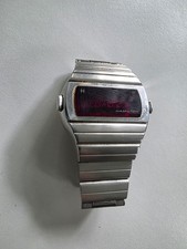 Vintage 1970s Mens HAMILTON LED QED Digital Wristwatch Stainless READ