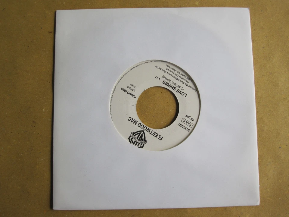 Rod Stewart/Fleetwood Mac "Ruby Tuesday-Love Shines" 1992, 7" Promo Juke-Box - Immagine 2 di 2