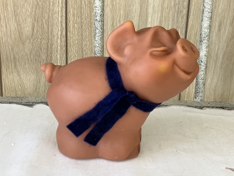 DAM troll Piggy Bank "Wilber" vintage 1980s with Key