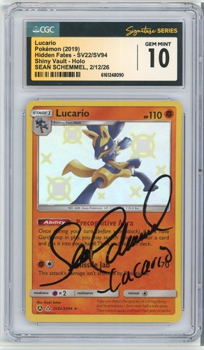 Lucario graded CGC 10 for sale on eBay