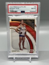 2022 Panini Immaculate UFC #65 Miesha Tate Gold PSA 8 NM-MT 6/10