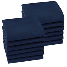 Men's Cotton Handkerchiefs, Solid Color 100 60S Soft Cotton Hankies for Men ...