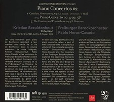 Beethoven: Piano Concerto No.4 & Overtures by Krisitan Bezuidenhout [Audio CD]