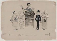 Photo:Illustration,policeman,Detective Story,John Held,1919