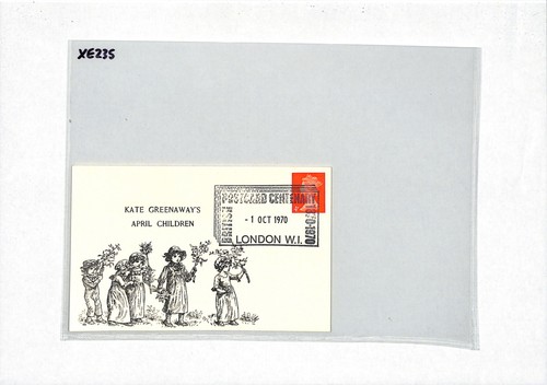 GB QEII 1970 Cover *British Postcard Centenary* ILLUSTRATED APRIL CHILDREN XE235 - Picture 11 of 12