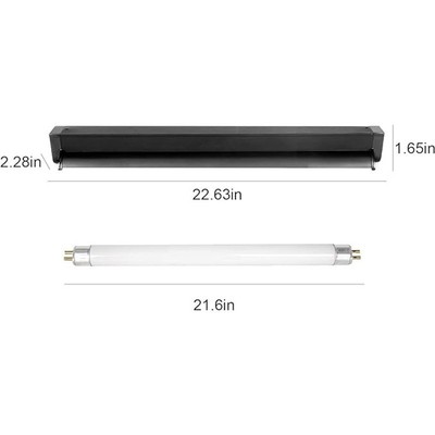 Repti zoo 24inch ho. T5 UVB Fixture and lamp