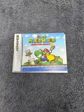 Super Mario World Super Mario Advance 2 GBA Instruction Booklet Manual