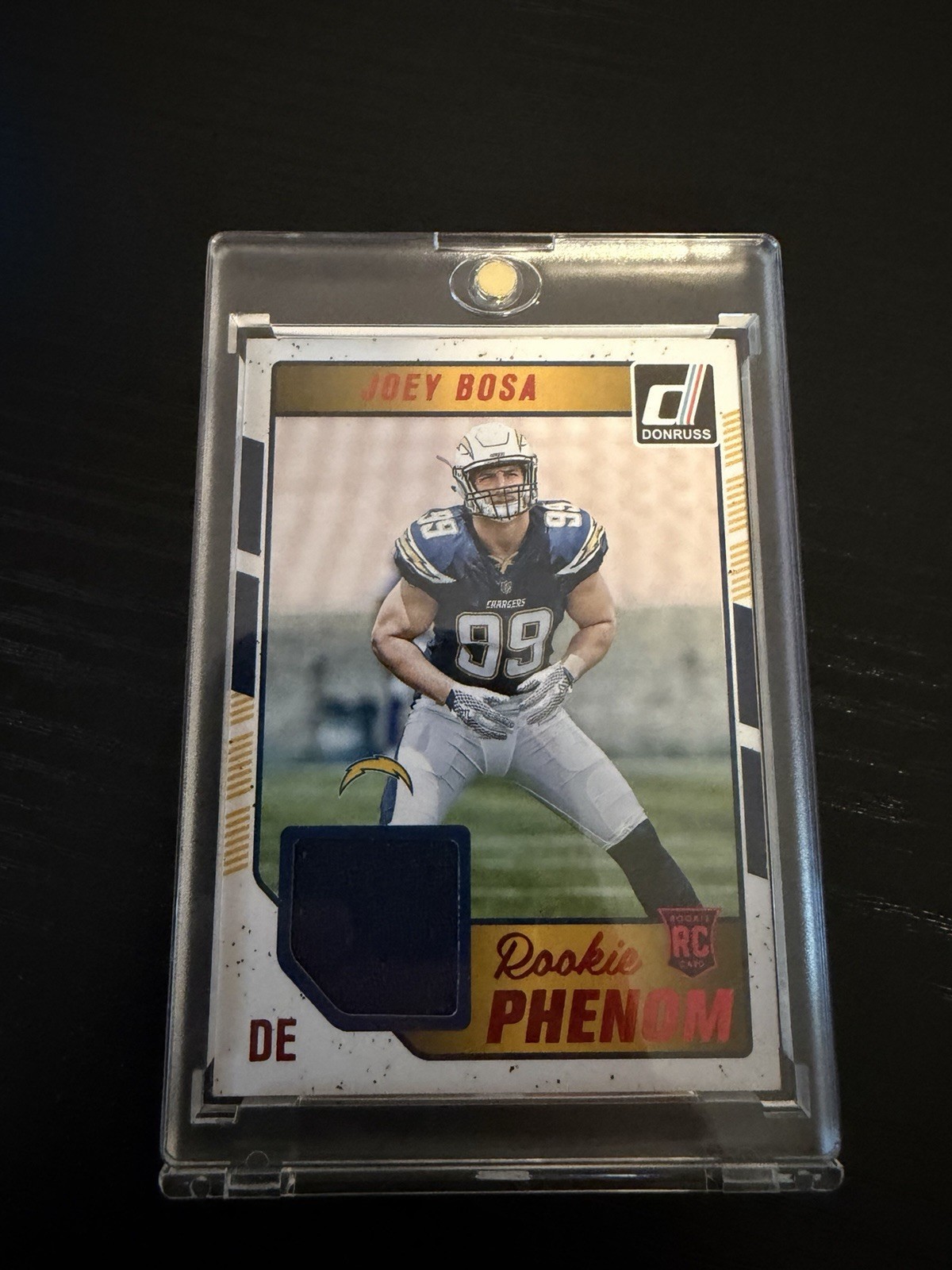 Joey Bosa Panini Donruss Rookie Phenom Jersey Relics #35 Red Foil