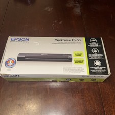 Authentic EPSON WorkForce ES-50 Portable Color Document Scanner Brand New 3