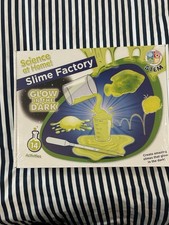 Image of Science At Home Slime Factory Glow In The Dark Complete Boxed New Sealed