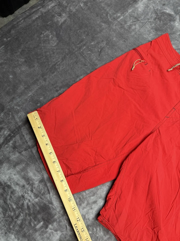 Pantalones Cortos Patagonia Para Hombres 30 Wavefarer Boardshorts Bañador Sin Forro Rojo Foto 3 de 4