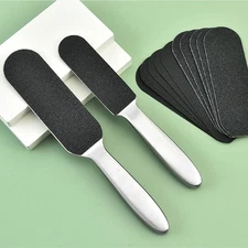 1Pc Pedicure Foot File With Replaceable Abrasive Paper Pedicure Tools Durable