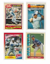 FRED McGRIFF Special Cards FLEER TOPPS PANINI MSA SCORE U-Pick TORONTO BLUE JAYS
