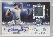 2024 Leaf A Bronx Legacy Silver Sparkle 2/4 Jimmy Key #SS-JK1 Auto 19n6