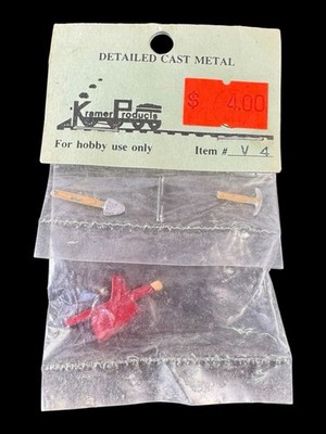 Kramer Products O scale #V4 Mining Tools & Cart cast metal