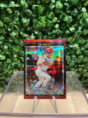 2002 Bowman Chrome - J.D. Drew #49 X-Fractor /250