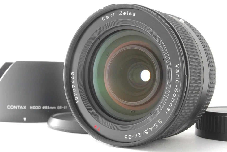 [Almost Unused] Contax Carl Zeiss Vario sonnar T* 24-85mm F3.5-4.5 N Lens JAPAN - Image 2 of 4