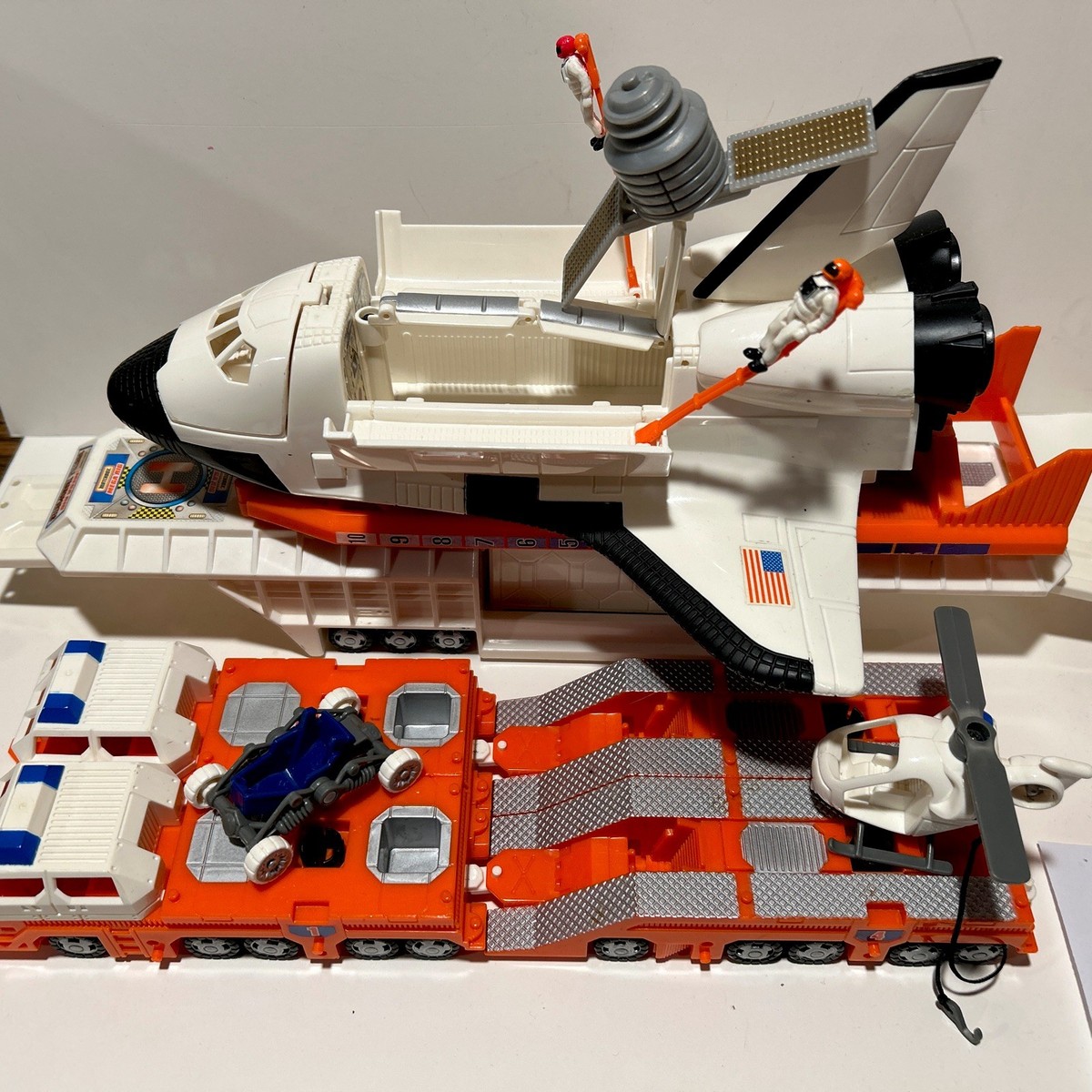 Fusée Spatiale Matchbox NASA Mega-Rig 1997 - Jouet Vintage Mattel - Occasion