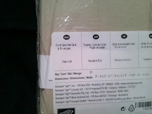 Stampin' Up! Assorted Cards & Envelopes, retired, partial packages