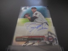 2017 Bowman GRIFFIN JAX 1st Bowman chrome Auto Minnesota Twins Tampa Bay Rays