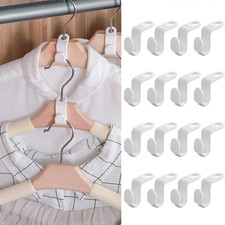 30PCS Clothes Hanger Connector Hooks, Hanger Extender Clips,Cascading Hanger ...