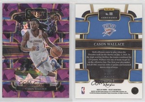 2023 Select Concourse Purple Cracked Ice Prizm /99 Cason Wallace #88 Rookie RC