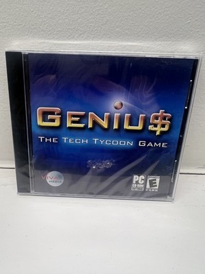 Geniu$ - The Tech Tycoon Game (Genius) CD ROM for Win98 / Win2000 / WinXP New
