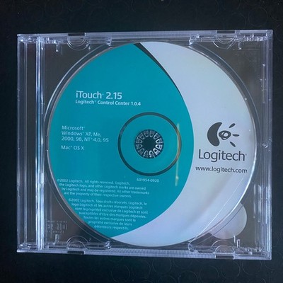 Logitech iTouch 2.15 Control Center 1.0.4 Software CD Windows Mac 2002