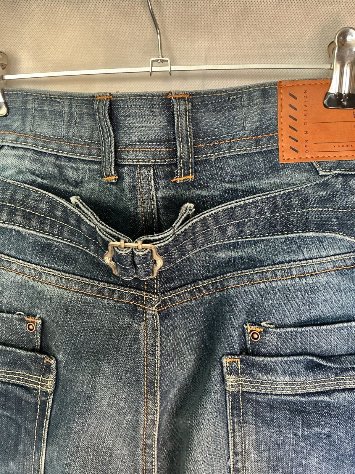 Crosshatch Mens Black Label Jeans Blue Denim Size Medium Waist 36 image 5